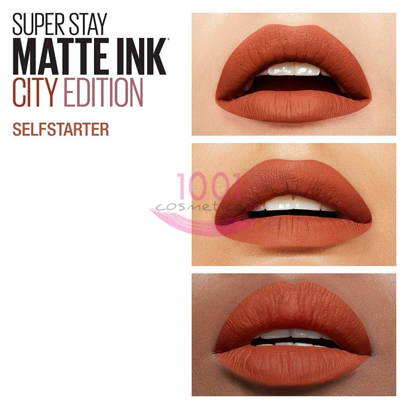 MAYBELLINE SUPERSTAY MATTE INK RUJ LICHID MAT SELF-STARTER 130 - 2 | YEO