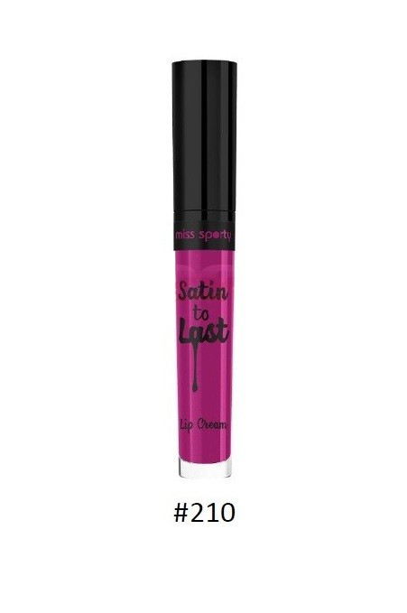 MISS SPORTY SATIN TO LAST LIP CREAM LUCIU DE BUZE 210 - 1 | YEO