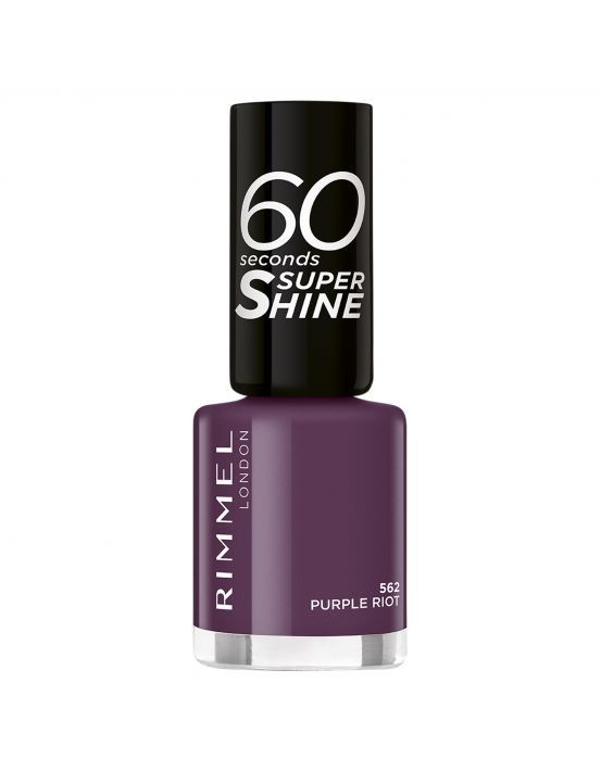 RIMMEL LONDON 60 SEC SUPER SHINE LAC DE UNGHII PURPLE RIOT 562