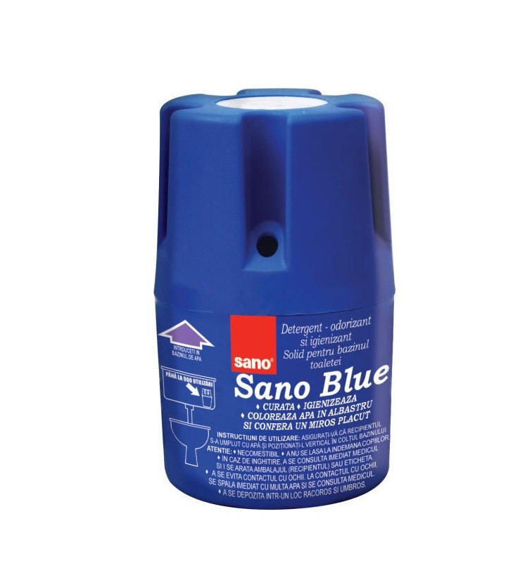 SANO BLUE ODORIZANT SI IGIENIZANT PENTRU BAZINUL TOALETEI