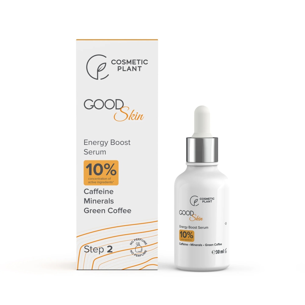 1001cosmetice.ro Ser concentrat energizant GOOD Skin – Energy Boost SerumCosmetic Plant, 30 ml