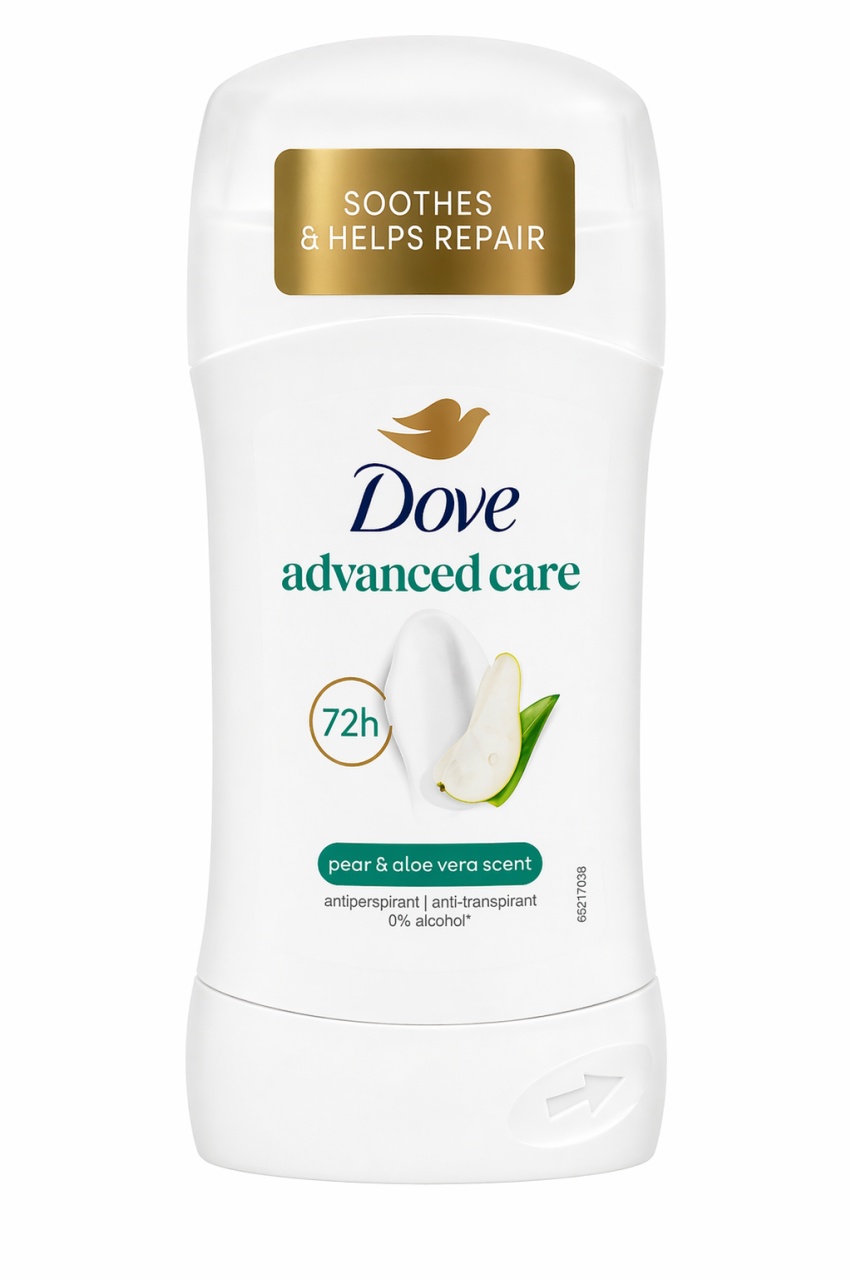 1001cosmetice.ro Antiperspirant stick, Advanced Care, 72h, Pear & Aloe vera, Dove, 50 ml