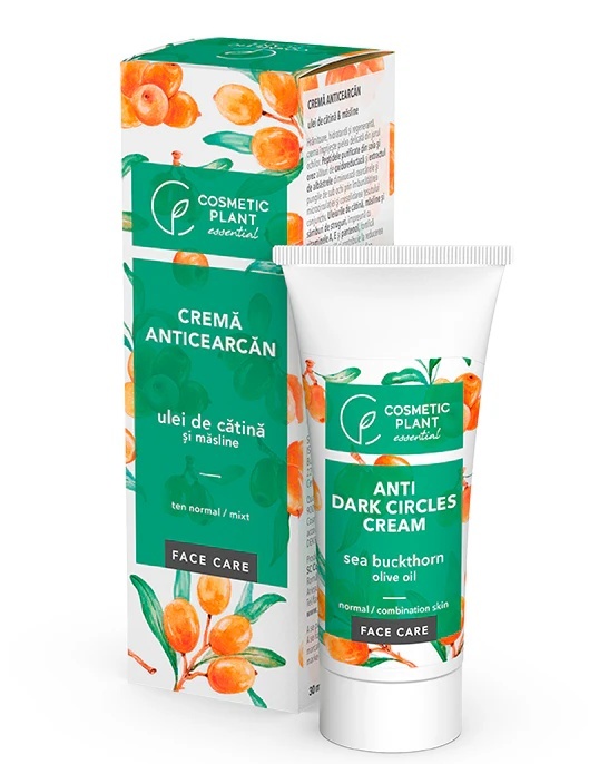 rochii de seara Crema anticearcan cu ulei de catina si masline Cosmetic Plant, 30 ml