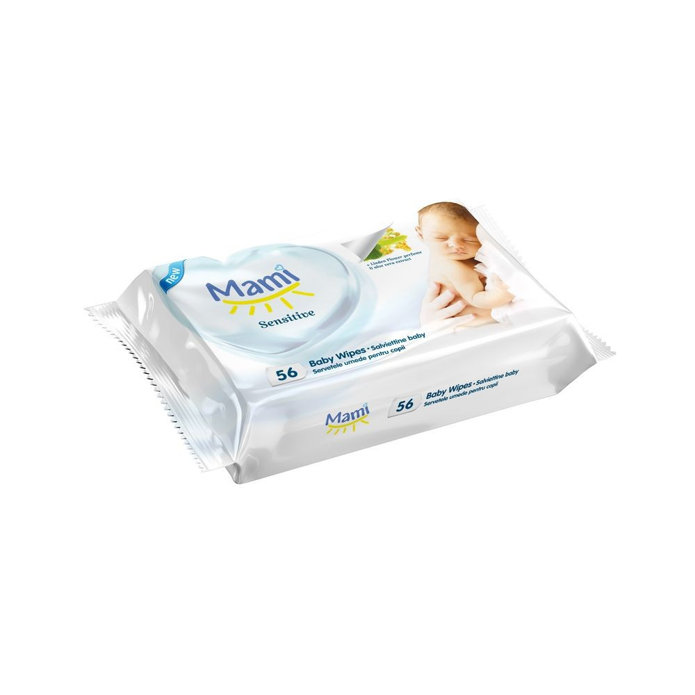 DOCTOR WIPES MAMI SENSITIVE SERVETELE UMEDE PENTRU COPII 56 BUCATI - 3 | YEO