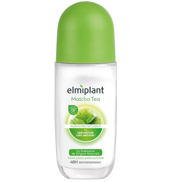 ELMIPLANT ANTIPERSPIRANT DEO ROLL-ON MATCHA TEA 48H