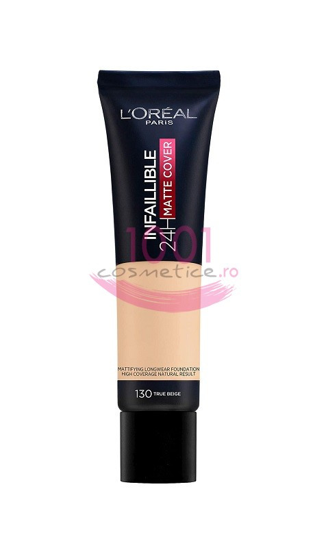 LOREAL INFAILLIBLE 24H MATTE COVER FOND DE TEN TRUE BEIGE 130 - 1 | YEO