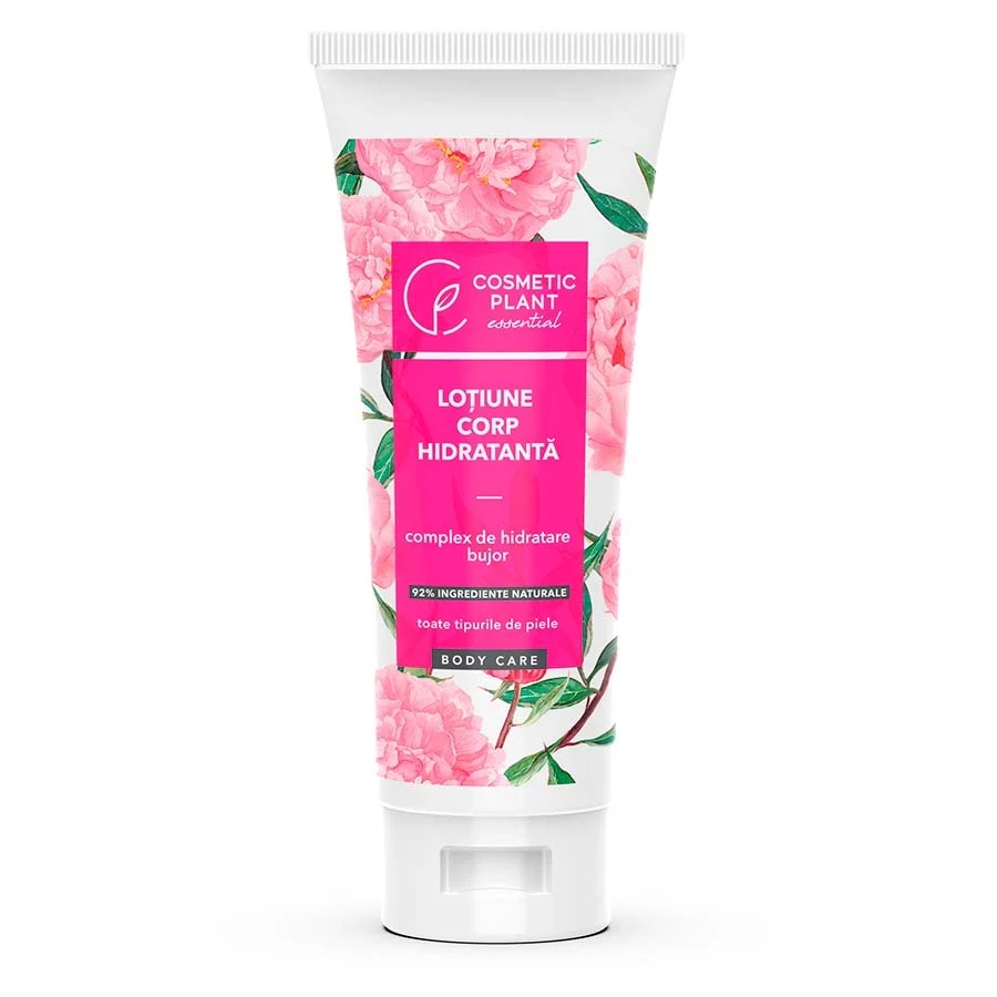 1001cosmetice.ro Lotiune corp hidratanta cu complex de hidratare & bujor Cosmetic Plant, 200 ml