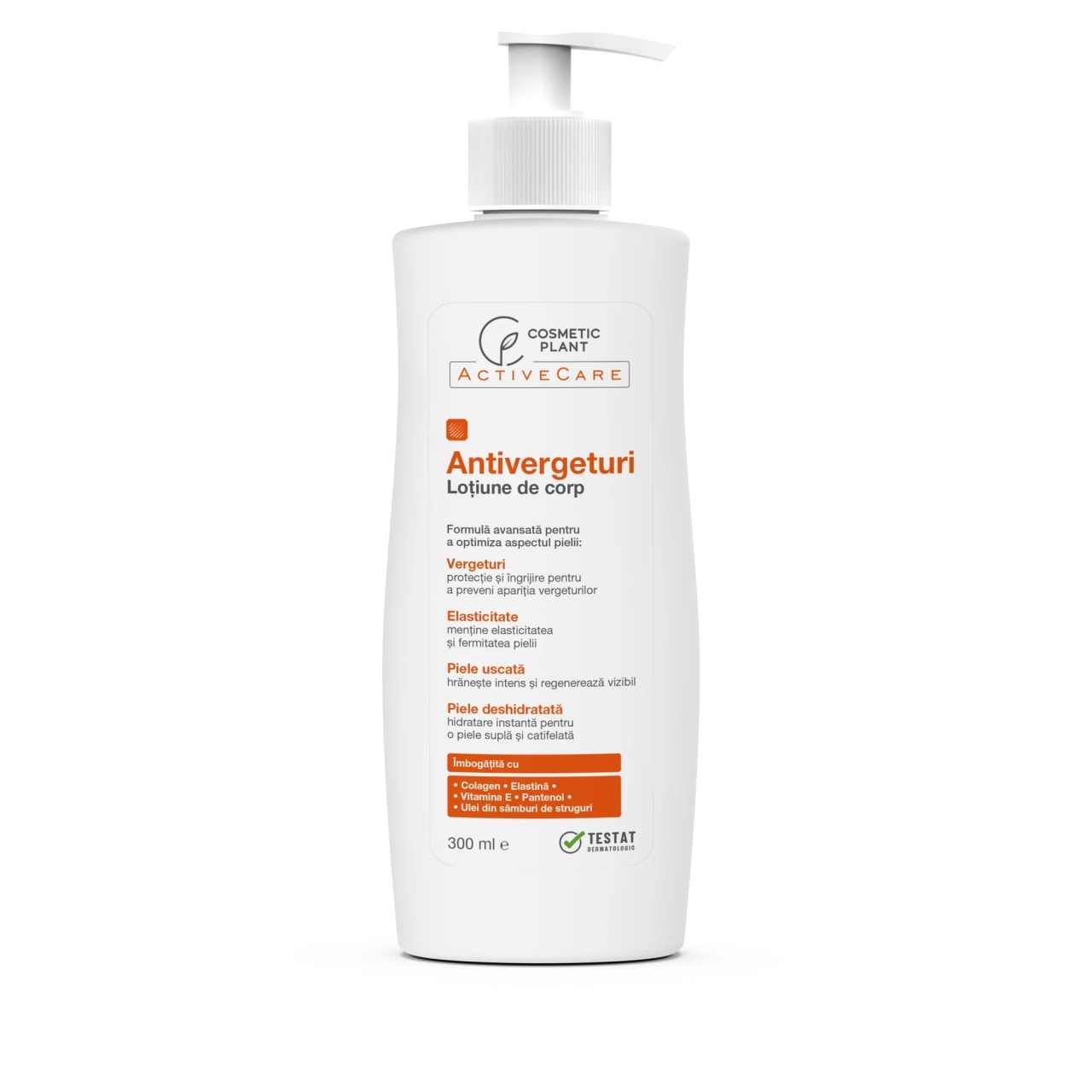 1001cosmetice.ro Lotiune de corp antivergeturi Active Care de la Cosmetic Plant, 300 ml