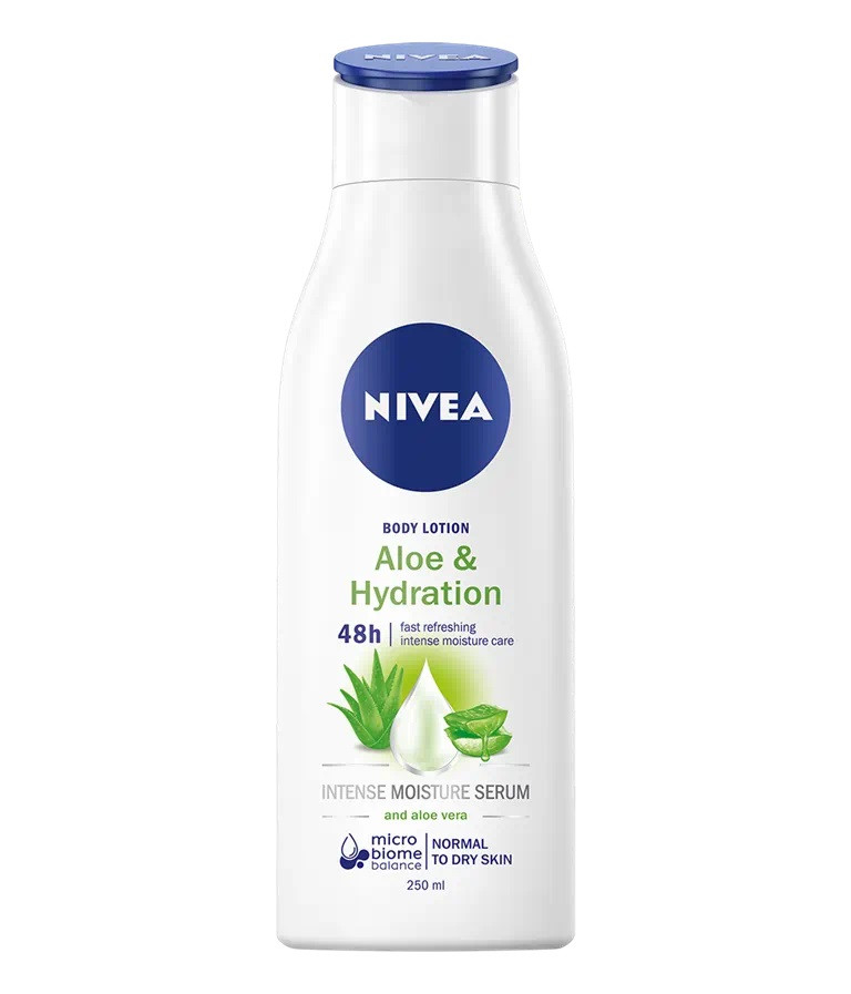 topper nature's aloe vera 5 cm Lotiune de corp hidratanta, Aloe Vera, Nivea (Optiuni de comanda: 500 ml)