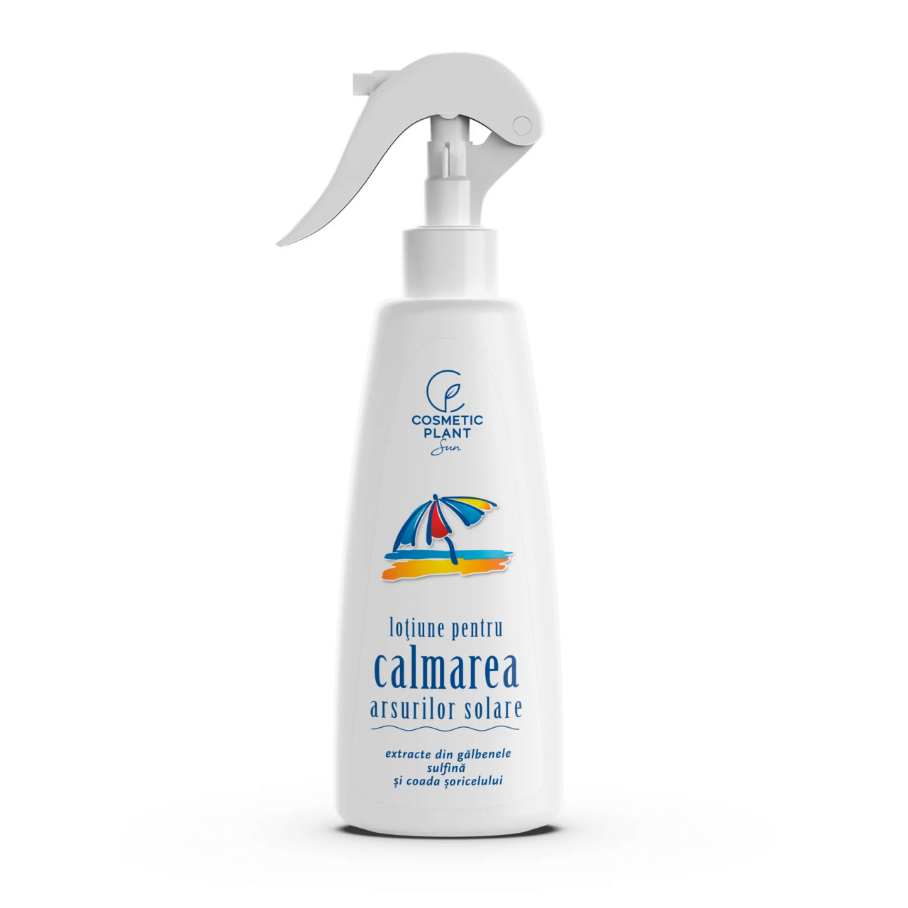 1001cosmetice.ro Lotiune pentru calmarea arsurilor solare cu extract de galbenele si coada soricelului, Cosmetic Plant, 200 ml