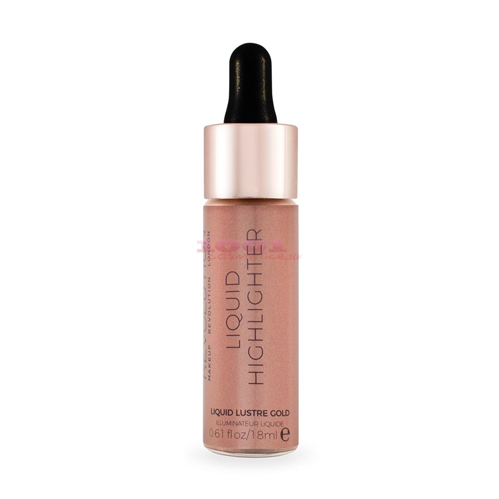 MAKEUP REVOLUTION LIQUID HIGHLIGHTER ILUMINATOR LUSTRE GOLD