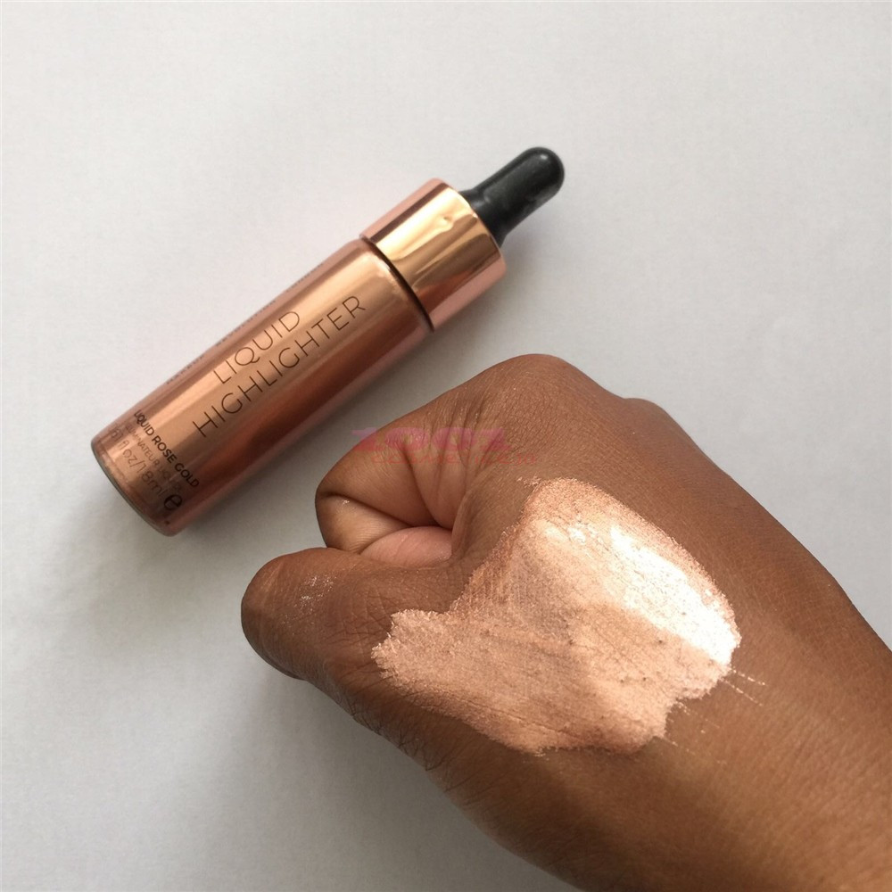 MAKEUP REVOLUTION LIQUID HIGHLIGHTER ILUMINATOR ROSE GOLD - 2 | YEO