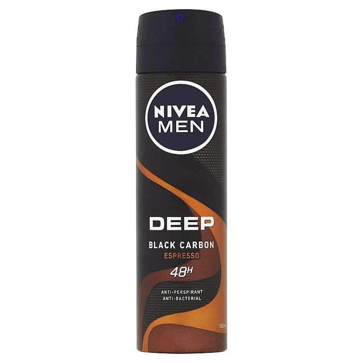 NIVEA MEN DEEP BLACK CARBON ESPRESSO 48H ANTIPERSPIRANT DEO SPRAY