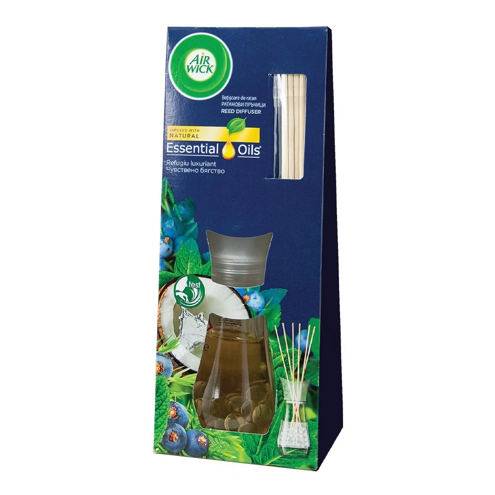 aromaplan diffuser Odorizant Reed Diffuser, betisoare parfumate Refugiu Luxuriant Air Wick, 30 ml