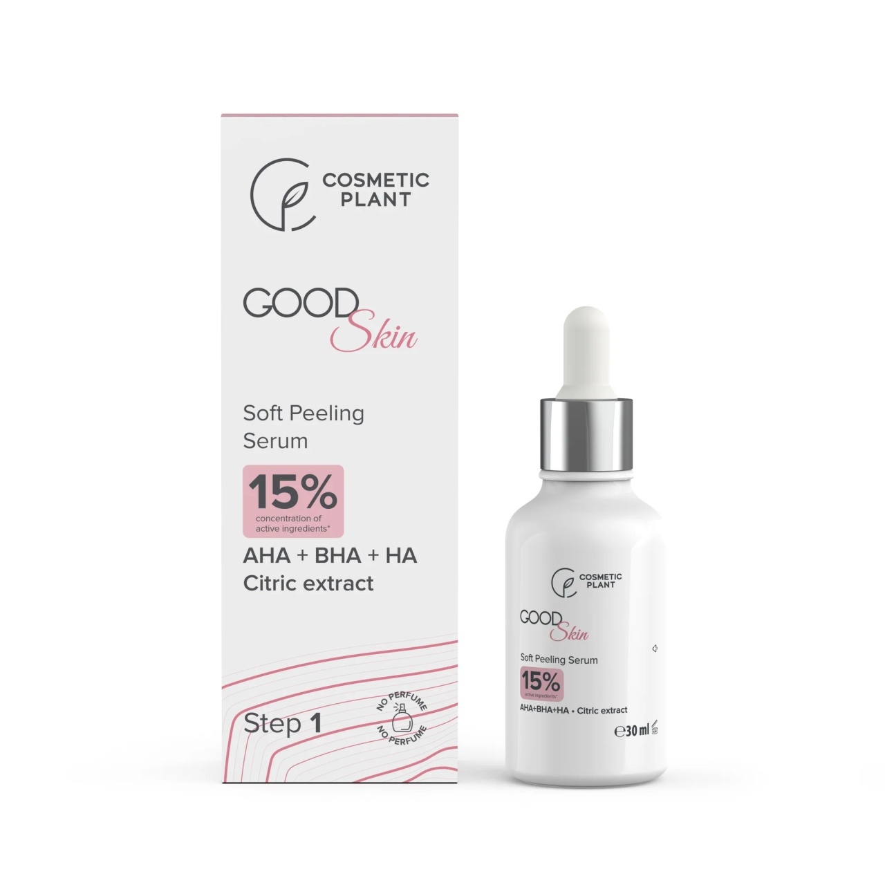 1001cosmetice.ro Ser exfoliant delicat GOOD Skin – Soft Peeling Serum de la Cosmetic Plant, 30 ml,