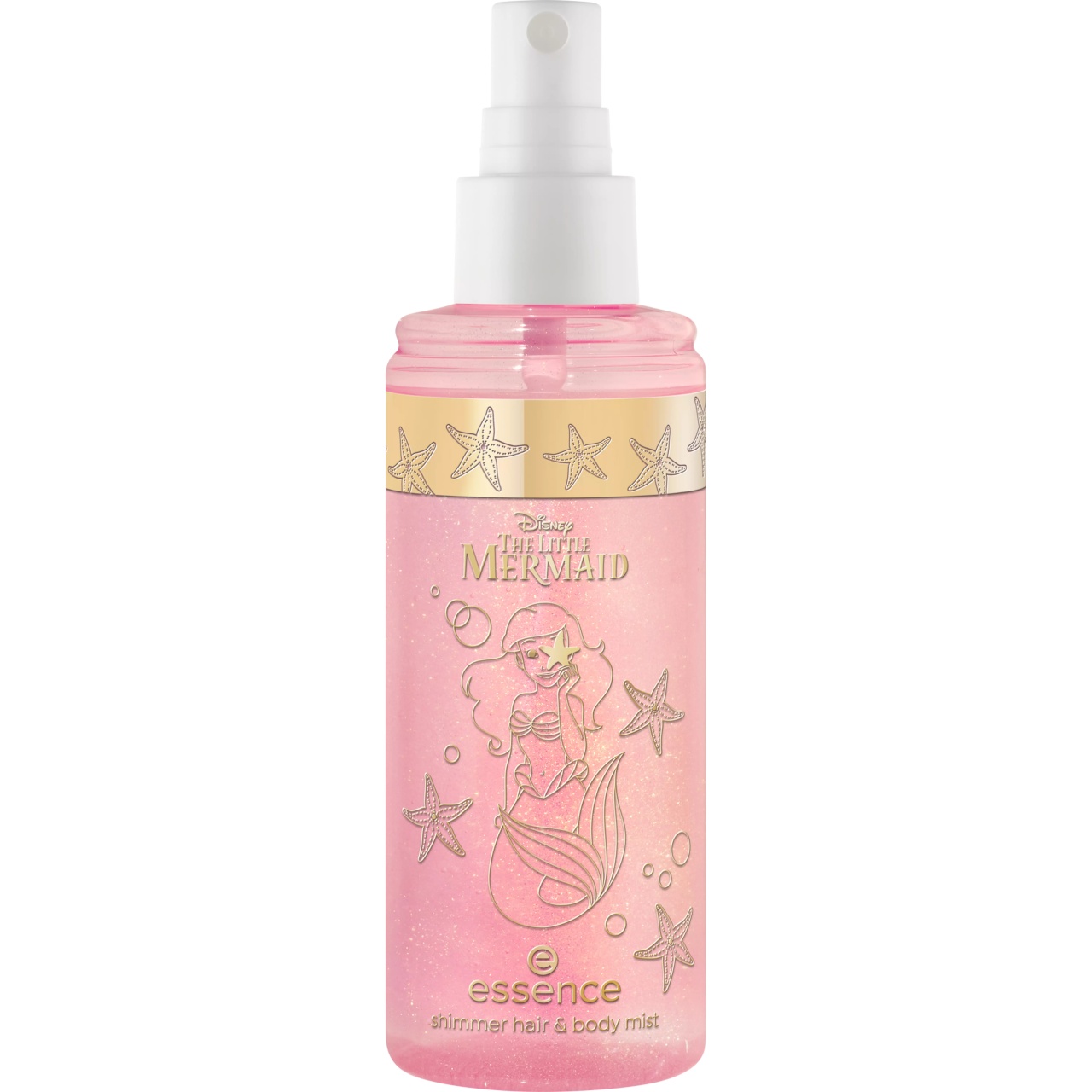 1001cosmetice.ro Spray stralucitor pentru par si corp Disney THE LITTLE MERMAID Essence, 100 ml