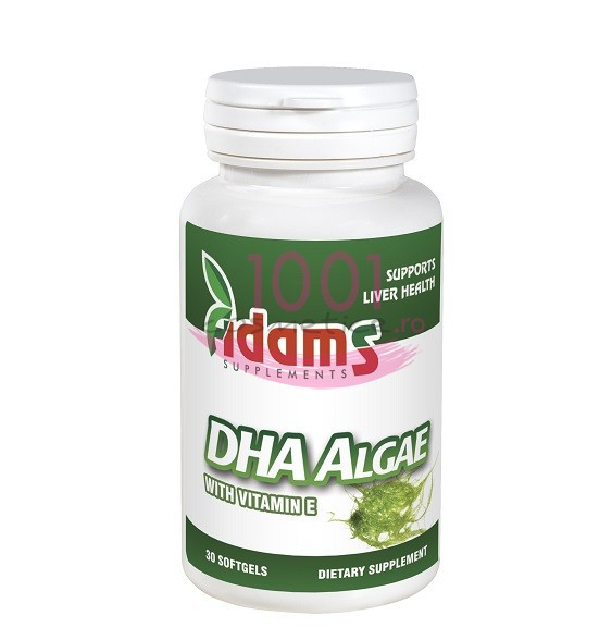 ADAMS DHA ALGAE 200 MG SUPLIMENTE ALIMENTARE 30 CAPSULE