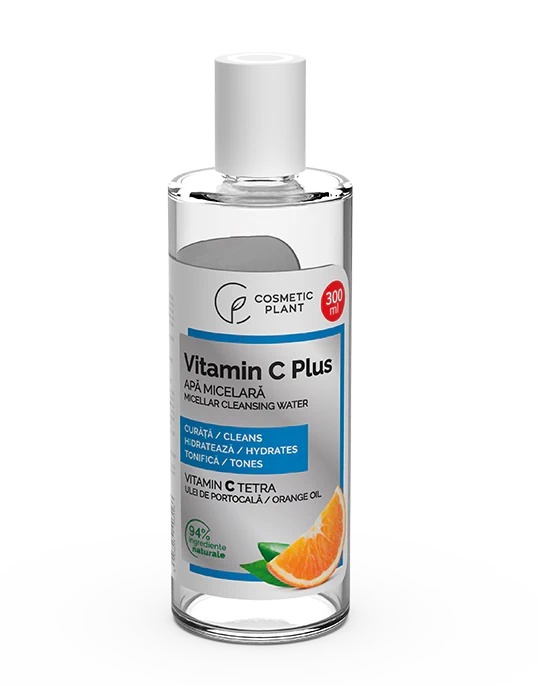 bioderma sensibio apa micelara Apa micelara Vitamin C Plus cu ulei de portocala Cosmetic Plant, 300 ml