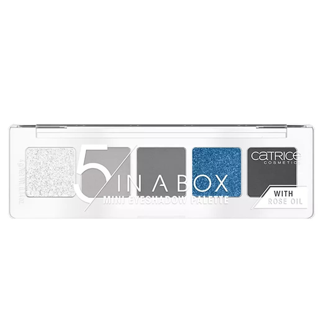 CATRICE 5 IN A BOX MINI EYESHADOW PALETTE PALETA DE FARDURI MINI BLUE SMOKEY LOOK 050 - 1 | YEO