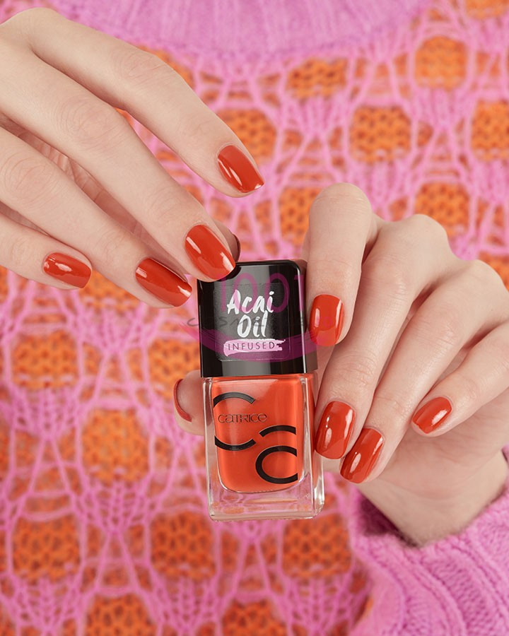 CATRICE ACAI OIL INFUSED LAC DE UNGHII CU EFECT DE GEL ORANGE IS THE NEW BLACK 83 - 1 | YEO