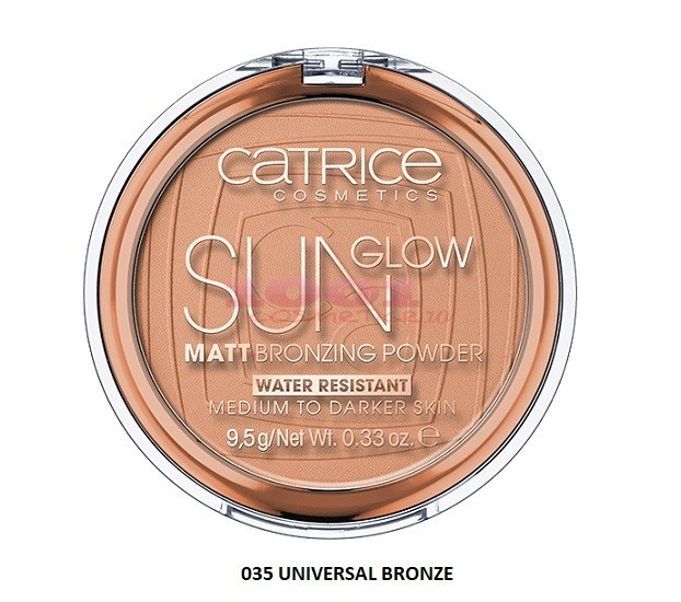 CATRICE SUN GLOW MATT BRONZING PUDRA BRONZANTA MATA 035 - 1 | YEO