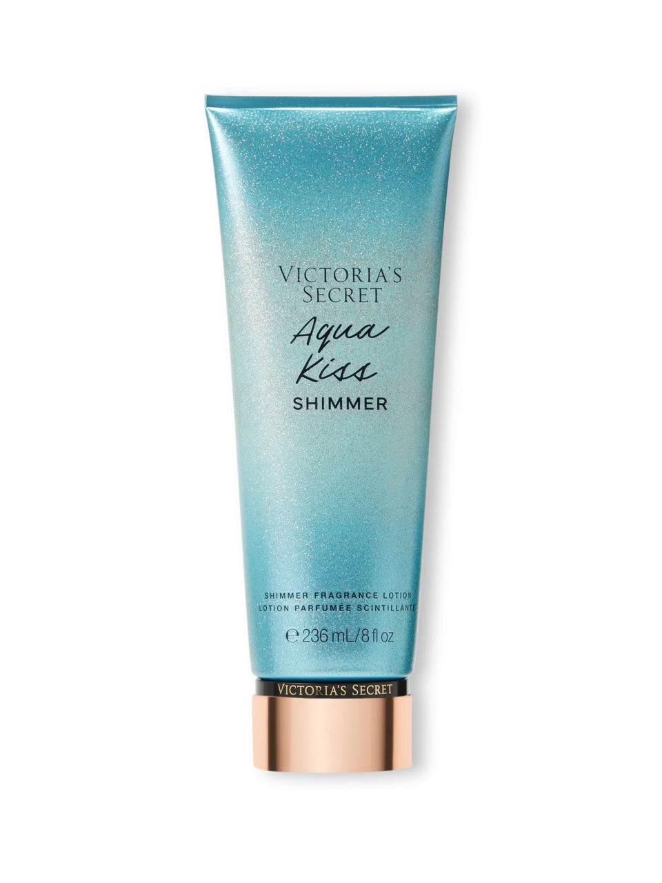 1001cosmetice.ro Crema de corp cu sclipici, Aqua kiss shimmer, Victoria's Secret, 236 ml