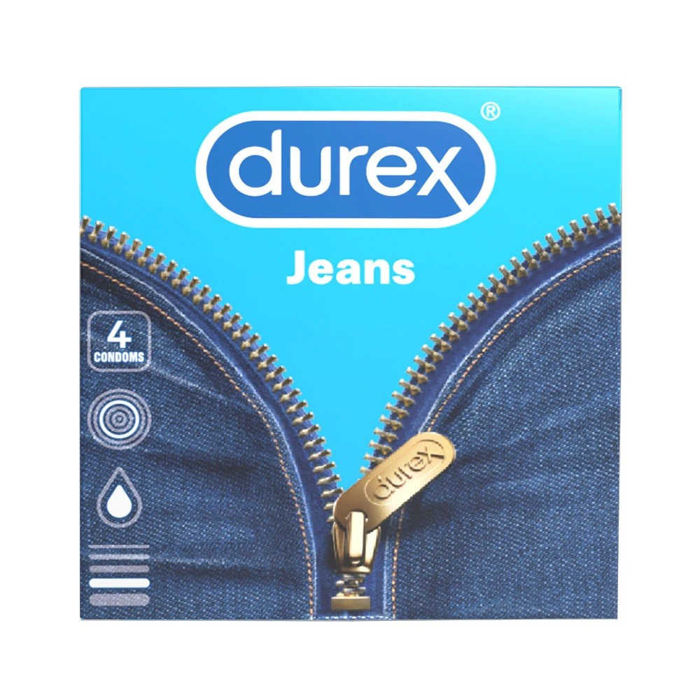 DUREX JEANS PREZERVATIVE SET 4 BUCATI - 1 | YEO