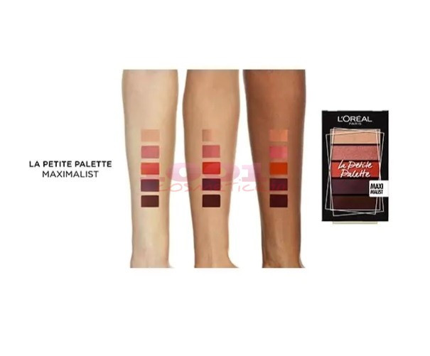 LOREAL LA PETITE PALETTE PALETA FARDURI PLEOAPE 5 CULORI MAXIMALIST - 3 | YEO