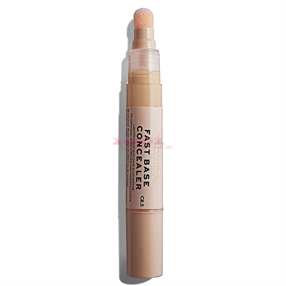 MAKEUP REVOLUTION FAST BASE CONCEALER BAZA CORECTOARE C8.5 - 1 | YEO