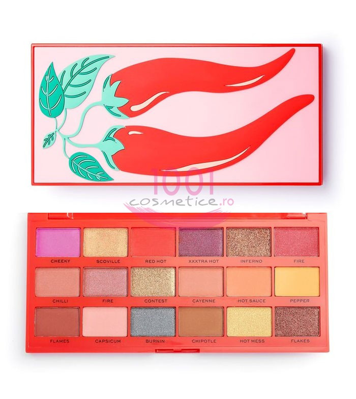 MAKEUP REVOLUTION I LOVE REVOLUTION TASTY CHILLI PALETA 18 FARDURI