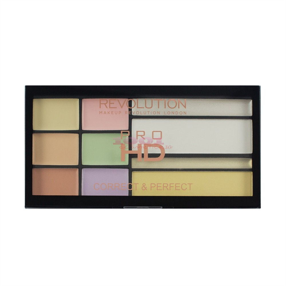 MAKEUP REVOLUTION LONDON PRO HD PRIME CORRECT & PERFECT PALETTE - 2 | YEO