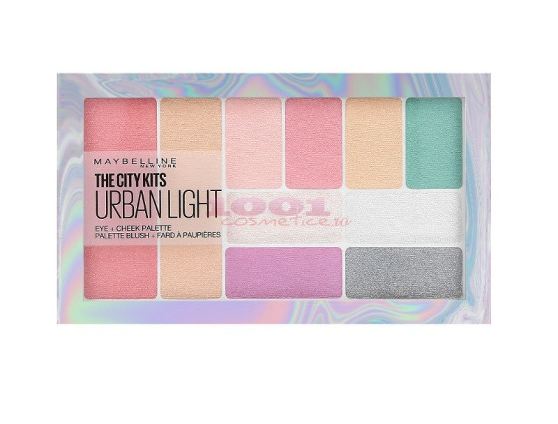 MAYBELLINE THE CITY KITS FARD + BLUSH PALETA URBAN LIGHT 01