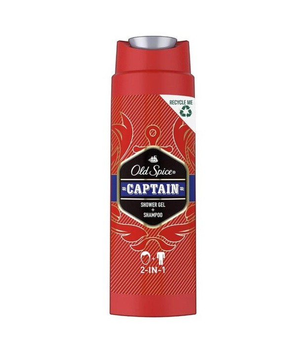 OLD SPICE CAPTAIN 2IN1 GEL DE DUS + SAPUN