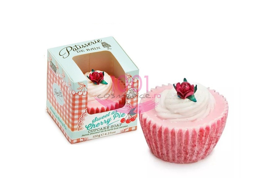 PATISSERIE DE BAIN SWEET AS CHERRY PIE CUPCAKE SAPUN (Optiuni de comanda: 100 g) - 1 | YEO