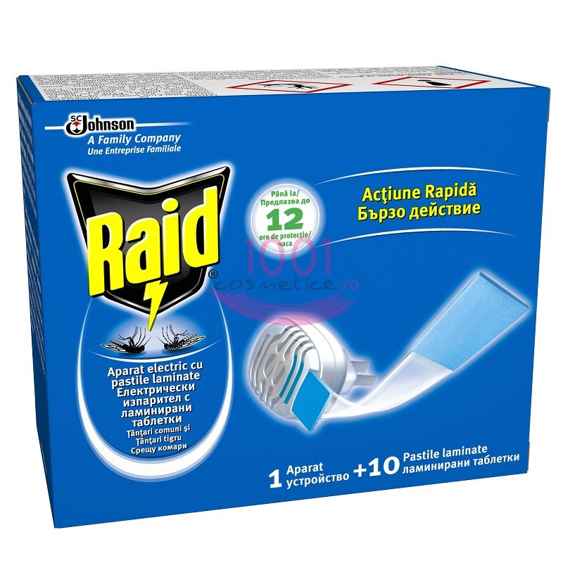 pastile pentru artroza RAID APARAT ELECTRIC + 10 PASTILE IMPOTRIVA TANTARILOR