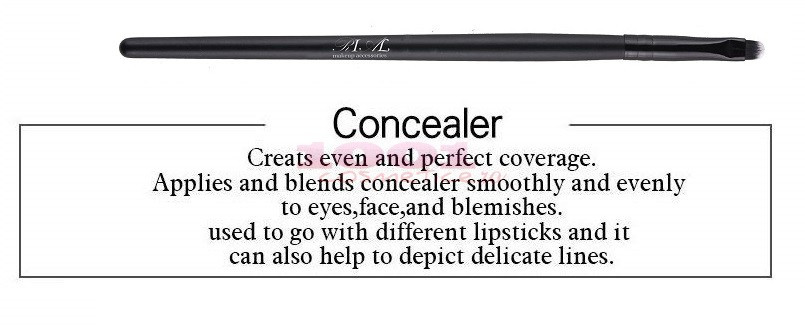 RIAL MAKEUP ACCESSORIES CONCEALER BRUSH PENSULA PENTRU MACHIAJ 15-12 - 1 | YEO