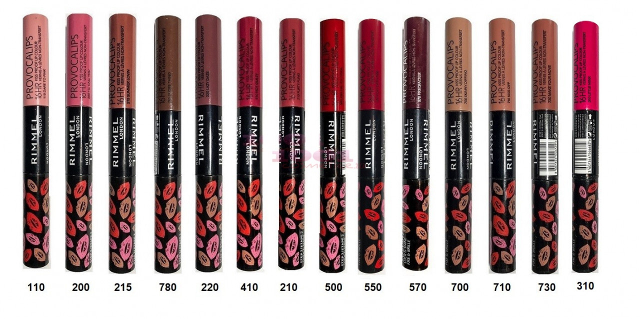 RIMMEL LONDON PROVOCALIPS 16 H RUJ DE BUZE REZISTENT FIRE CRACKER 570 - 2 | YEO