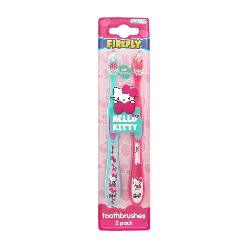 câini şi pisici: răzbunarea lui kitty galore Set 2 periute de dinti cu perii moi, Hello Kitty, Firefly
