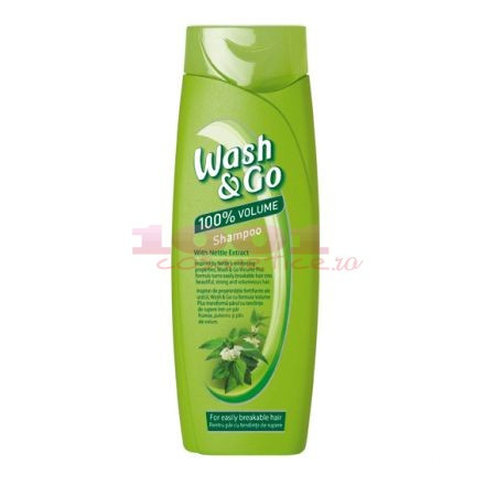 WASH & GO SAMPON CU EXTRACT DE URZICA PENTRU PAR CU TENDINTE DE RUPERE (Optiuni de comanda: 400ml)