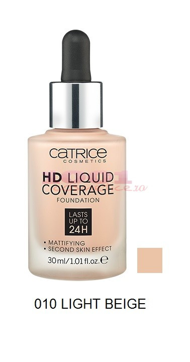 CATRICE HD LIQUID COVERAGE FOND DE TEN LICHID (Optiuni de comanda: 40) - 1 | YEO