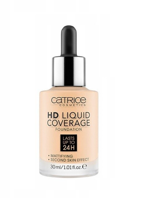 CATRICE HD LIQUID COVERAGE FOND DE TEN PORCELAIN BEIGE 002