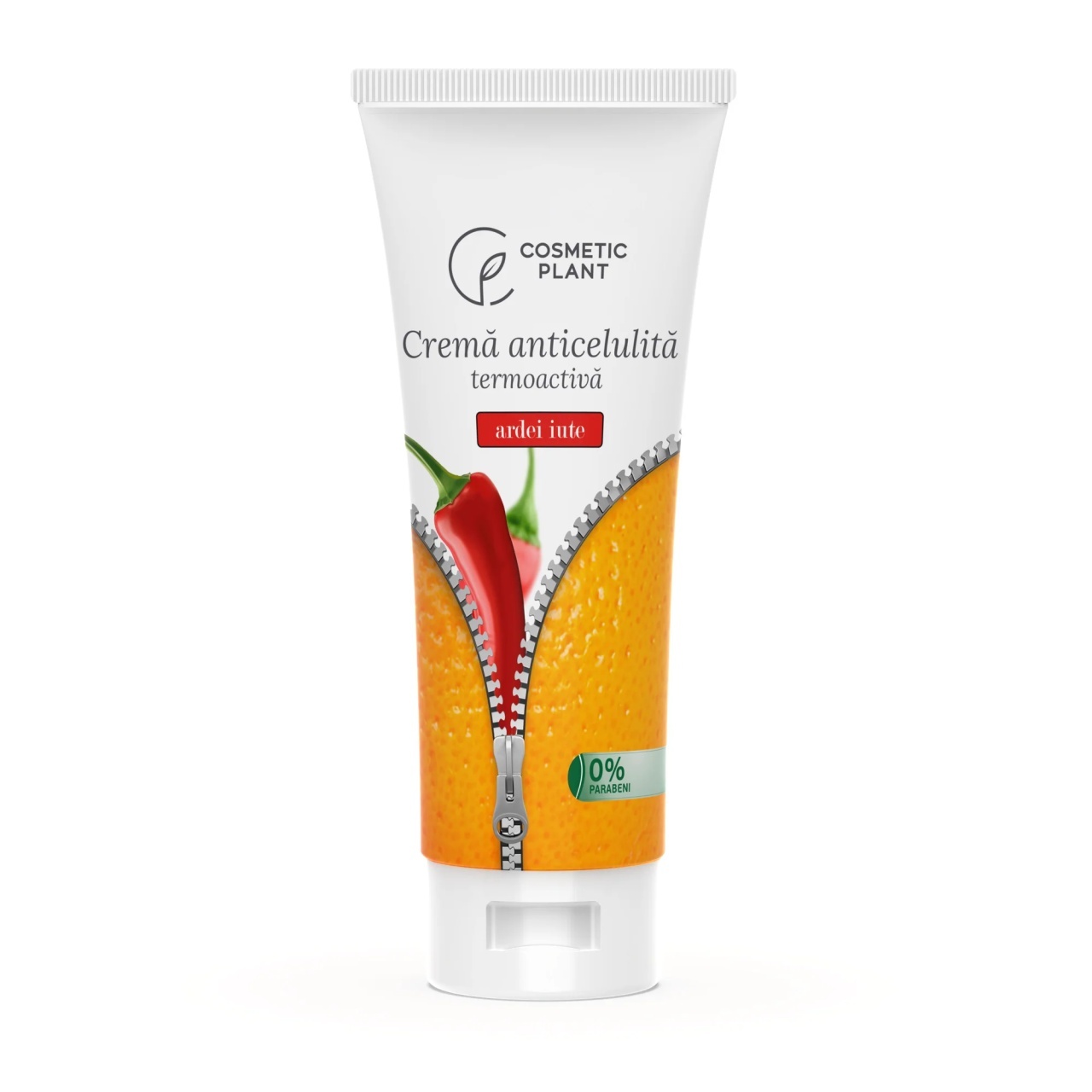 1001cosmetice.ro Crema anticelulita termoactiva cu extract de ardei iute si Cafeisilan C2 Cosmetic Plant, 200 ml