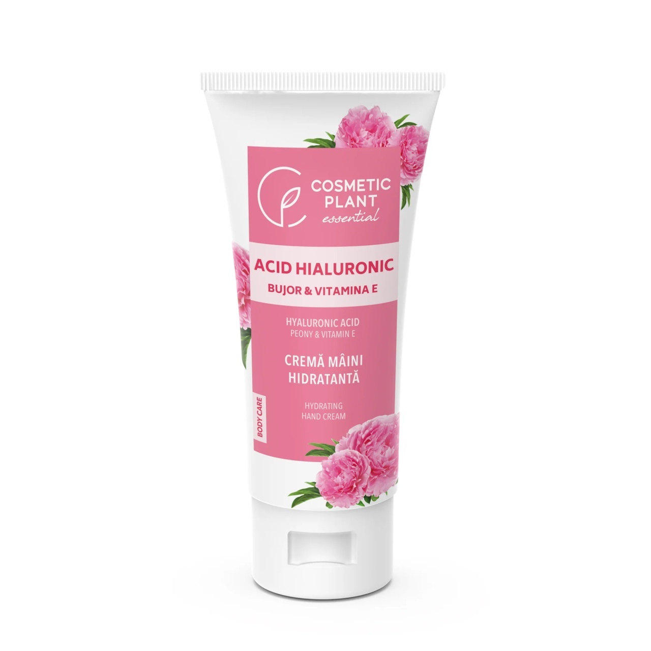1001cosmetice.ro Crema de maini cu acid hialuronic, bujor și vitamina E Cosmetic Plant, 100 ml