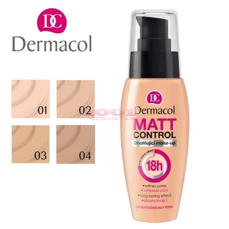 DERMACOL MATT CONTROL FOND DE TEN MATIFIANT REZISTENT 01 - 1 | YEO