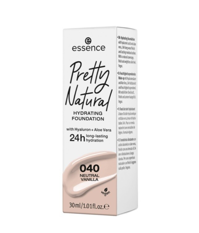 ESSENCE PRETTY NATURAL FOND DE TEN HIDRATANT NEUTRAL VANILLA 040