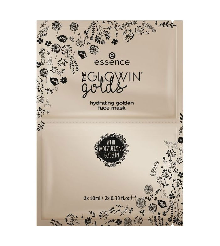 ESSENCE THE GLOWIN GOLDS HYDRATING GOLDEN FACE MASK MASCA HIDRATANTA PENTRU FATA GOLDEN STATE OF MIND 01