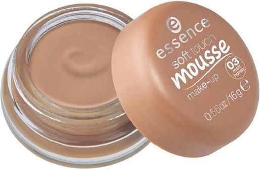 1001cosmetice.ro Fond de ten tip spuma, Natural Matte Mousse, Essence, Matt Honey 03, 16 g