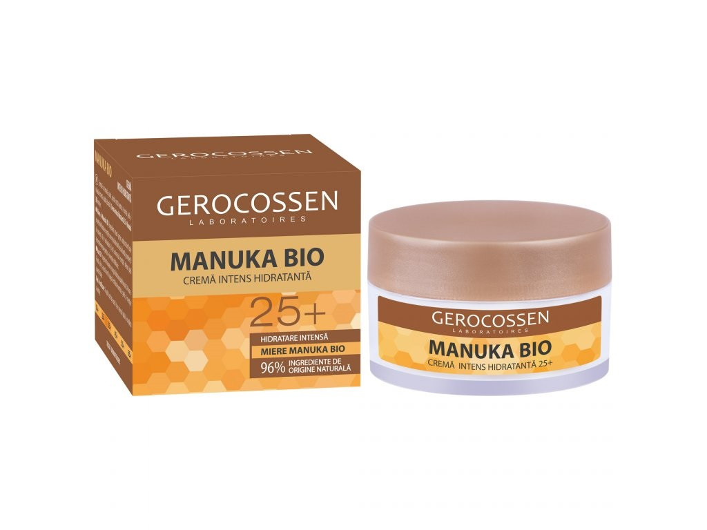 crema hidratanta corp GEROCOSSEN MANUKA BIO CREMA INTENS HIDRATANTA 25+