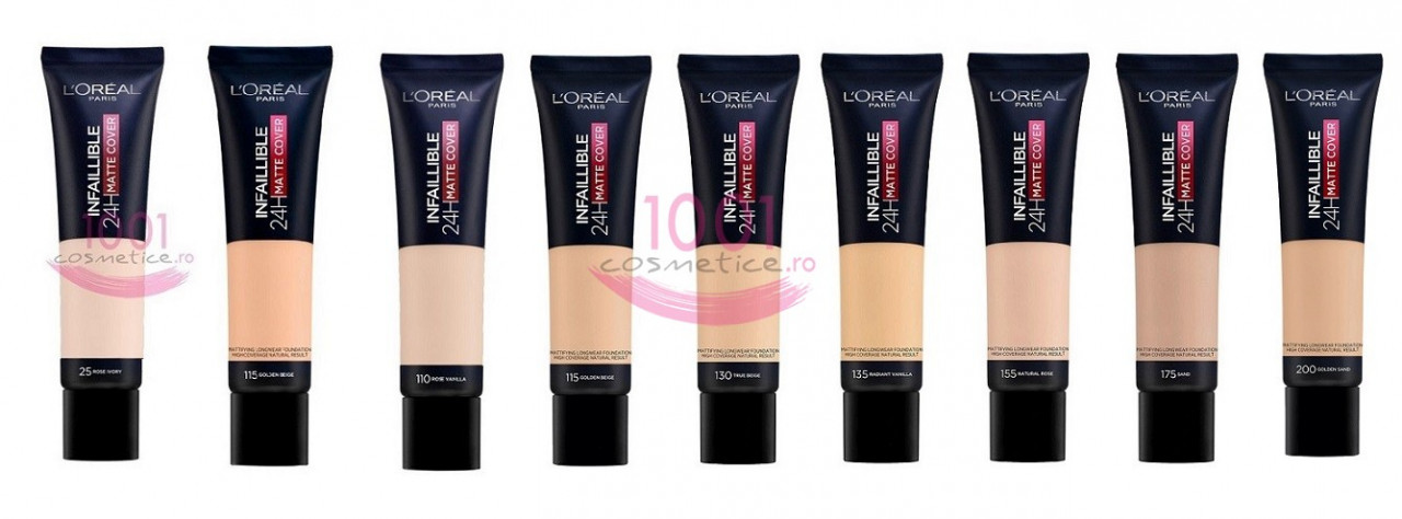 LOREAL INFAILLIBLE 24H MATTE COVER FOND DE TEN GOLDEN BEIGE 115 - 1 | YEO