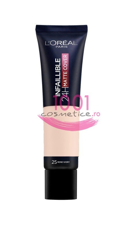 LOREAL INFAILLIBLE 24H MATTE COVER FOND DE TEN ROSE IVORY 25 - 1 | YEO